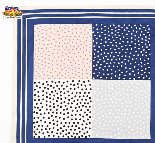Polka Dots scarf,Polka Dots Bandana,Pin-Up Girl Scarf,Polka Dots Blue scarf,Polka Dots white scarf,Polka dots Pink scarf,Dots Navy scarf