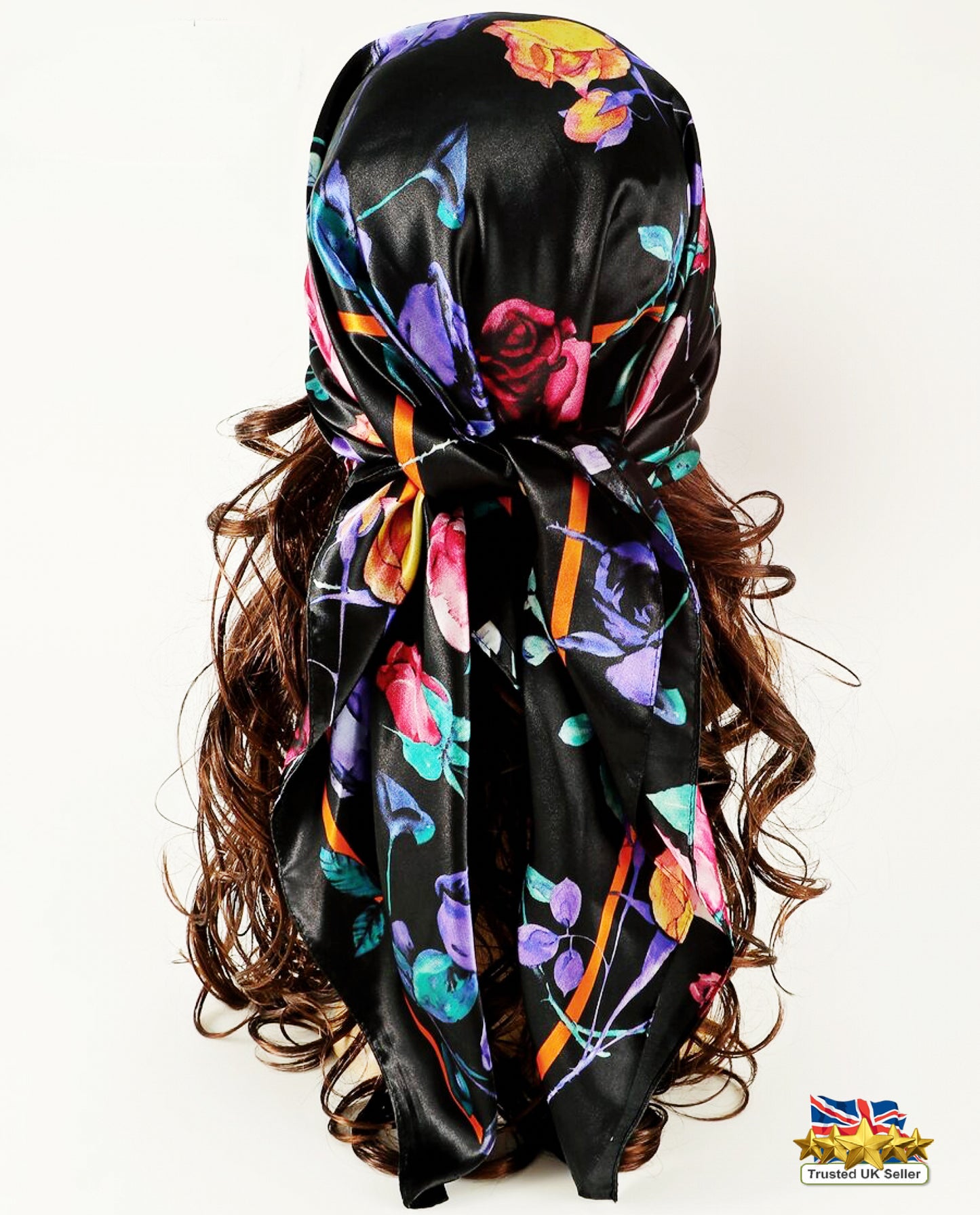 Roses scarf, Flowers Scarf,Flowers Scarves,Floral Print Scarf,Roses Bandana,Roses Black Scar,Roses Headsc,red roses black scarf