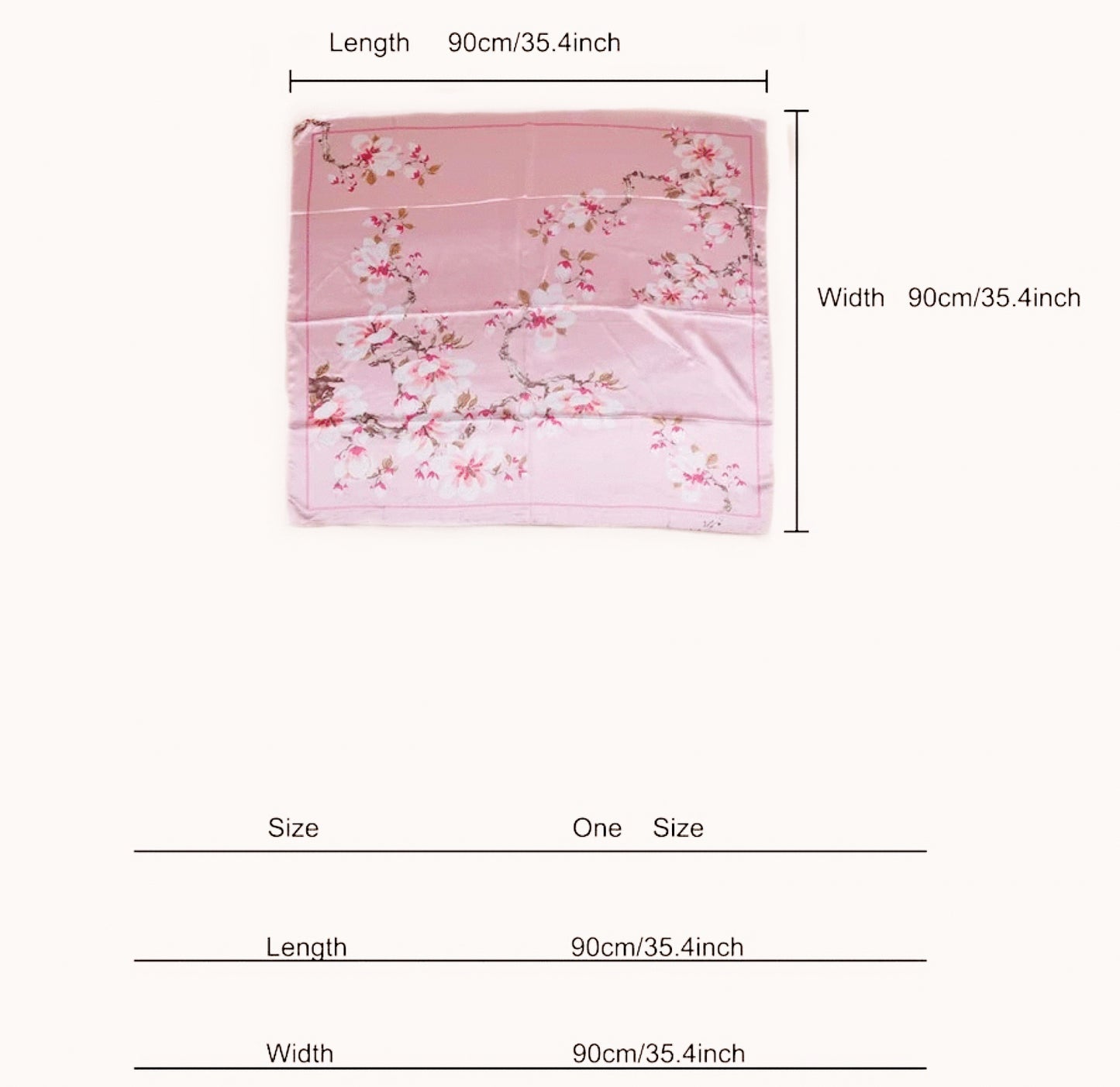 Flowers Scarf,Flowers Scarves,Floral Print Scarf,Magnolia flowers,Magnolia Flowers Scarf Bandana,Flower Headscarf,Flowers hijab,Pink scarf