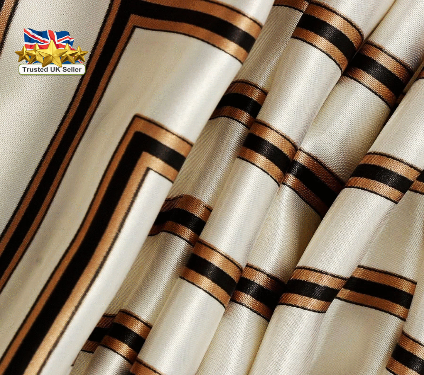 Striped Silk Scarf – Elegant, Bold &amp; Timeless