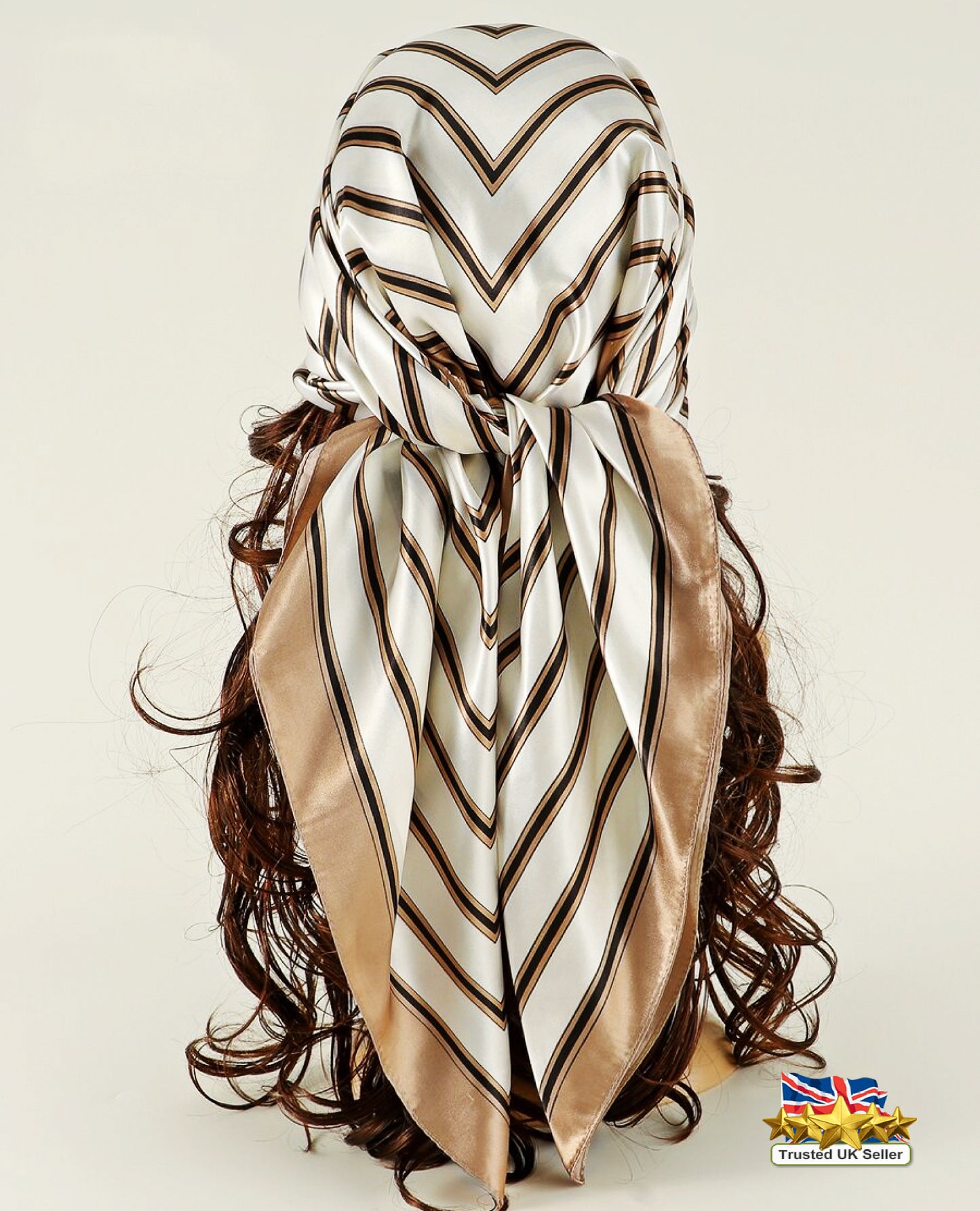 Striped Silk Scarf – Elegant, Bold &amp; Timeless