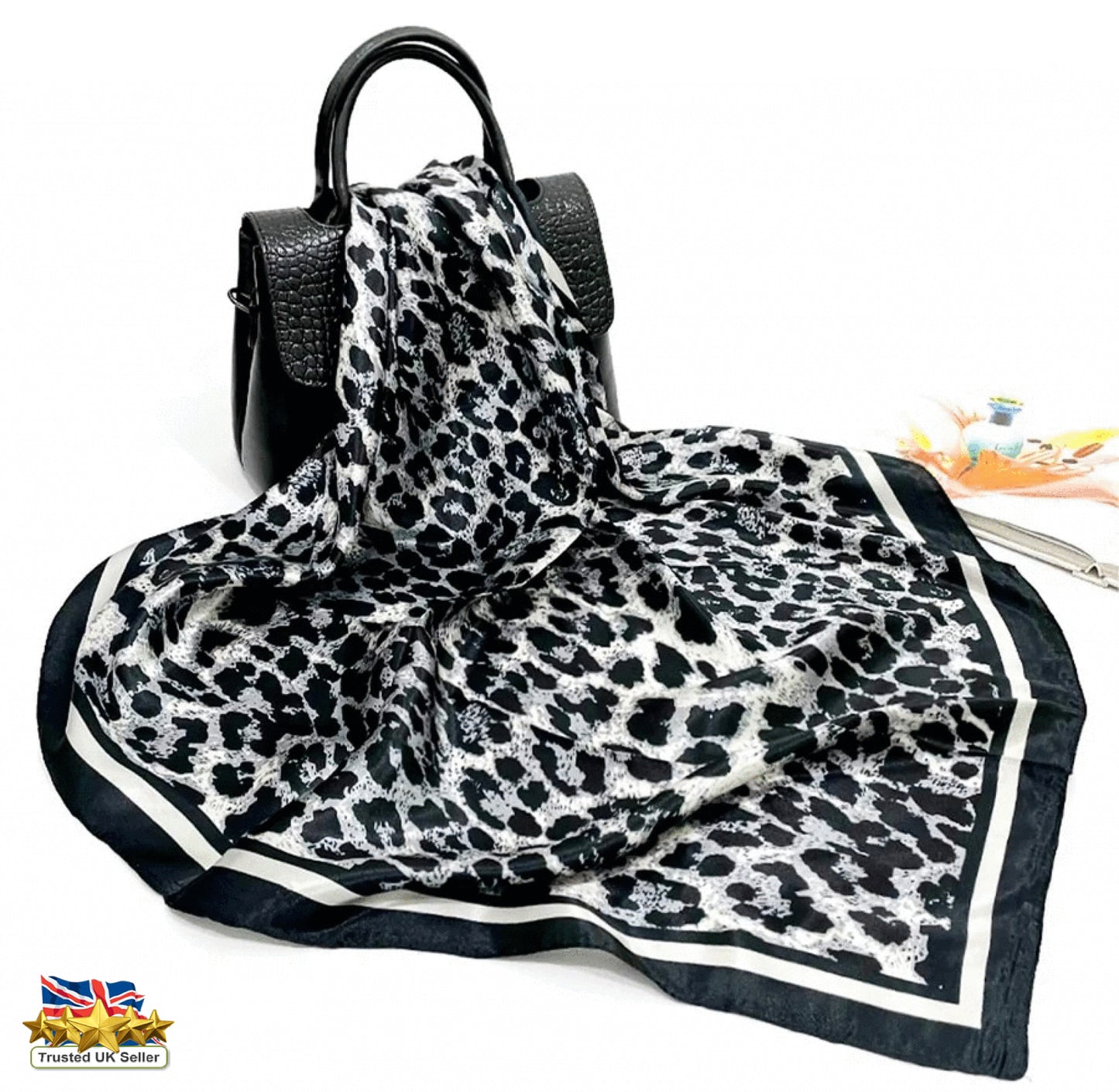 🐆 Fierce & Fabulous Leopard Print Scarf – Jungle-Inspired Elegance for Bold Women