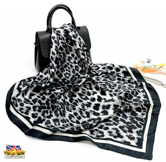 🐆 Fierce & Fabulous Leopard Print Scarf – Jungle-Inspired Elegance for Bold Women